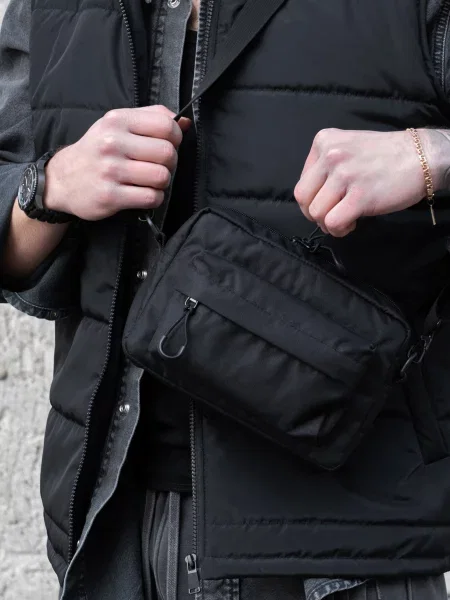 Сумка через плечо Without черная