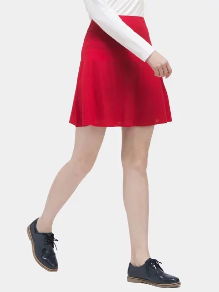 Lacoste Спідниця міні Червоний Вовна