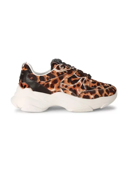 Kurt Geiger London Starlight Runner sportcipő női bőr barna