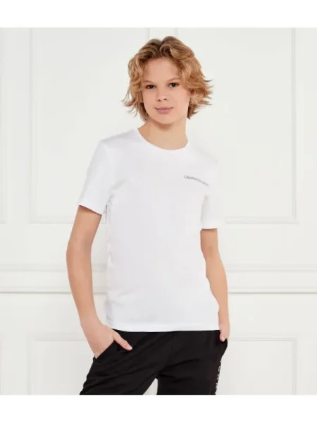 Calvin Klein Jeans Póló Regular Fit fehér