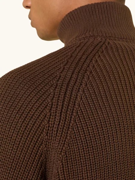 Sweter Aboutblank brązowy