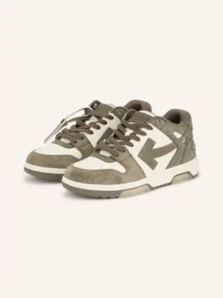 Off-White Sneakersy Out Of Office / olivová bílá