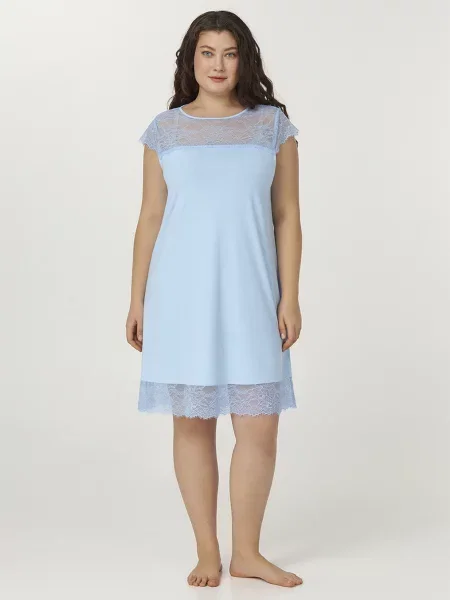 Нічна сорочка Ellen модал блакитний