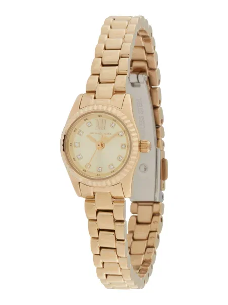 MICHAEL Michael Kors Ceas analogic LEXINGTON / transparent auriu