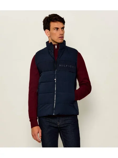 Tommy Hilfiger Vestă elegantă Branded Bleumarin