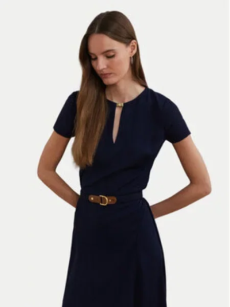 LAUREN RALPH LAUREN Cocktail obleka Mornarsko modra