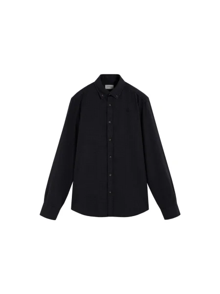 Scalpers Košile Scdye Check námořnická modř hnědá