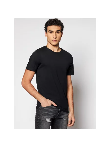 Jack&Jones Marškinėliai Orrganic Basic Slim Fit juoda