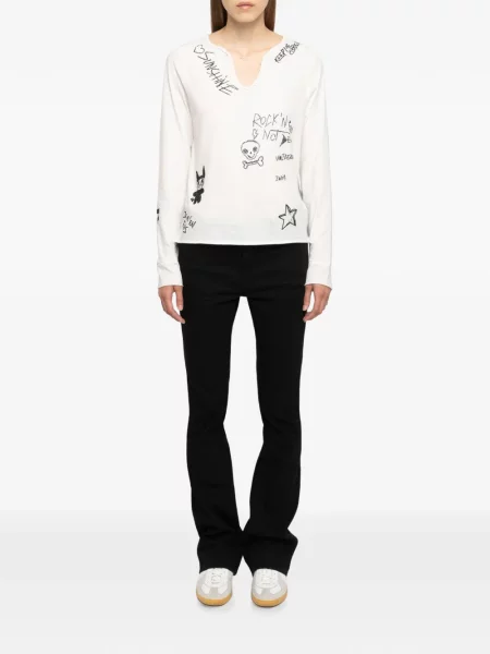 Tricou Zadig&voltaire cu guler henley