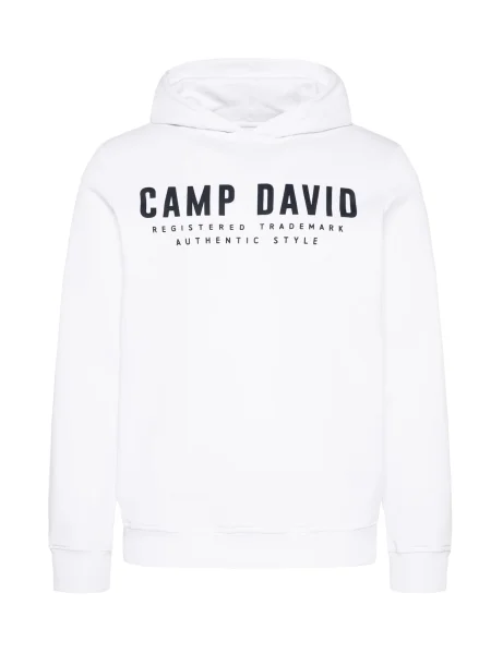 CAMP DAVID Tréning póló fekete fehér