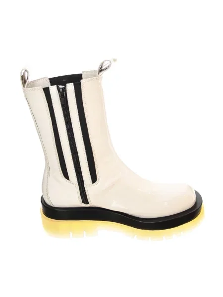Sztyblety Jeffrey Campbell skórzane białe