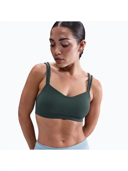 Sportmelltartó Nike Zenvy Strappy seaweed/white. Méret: M fehér