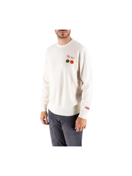 Sweter Mc2 Saint Barth wełniany beżowy