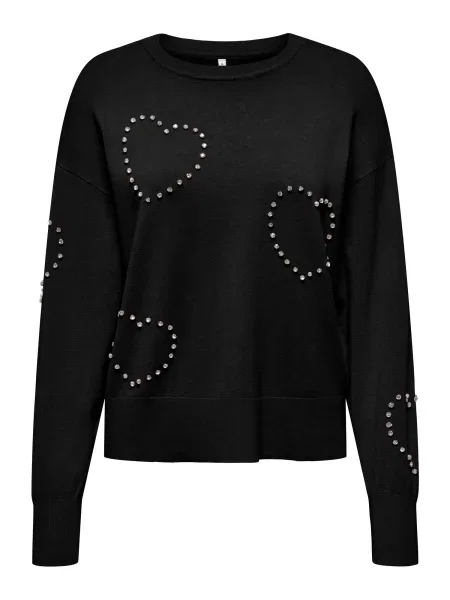 ONLY Pulover ONLBEE / argintiu negru
