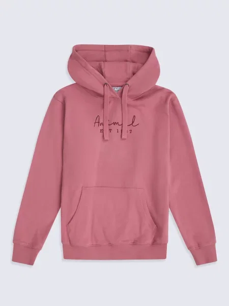 Maya bluza z kapturem i logo Light Pink różowa