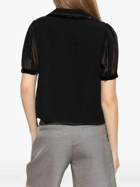 Bluză Frame de catifea negru