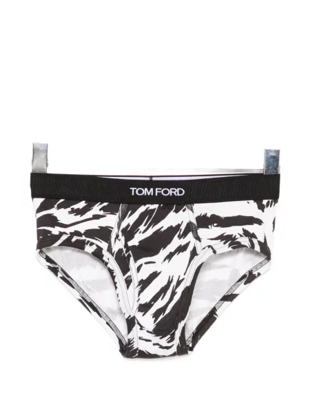 Chiloți Tom Ford cu imagine cu model zebră negru