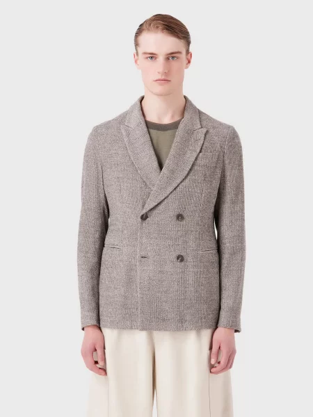 Emporio Armani Блейзер Ацетат сірий