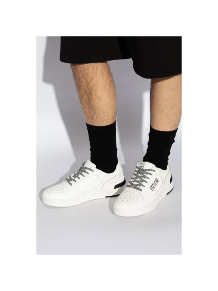 Sneakersy Versace Jeans Couture skórzane białe