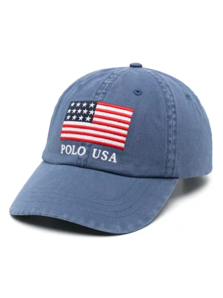 Cargo rövidnadrág Polo Ralph Lauren autogrammal kék