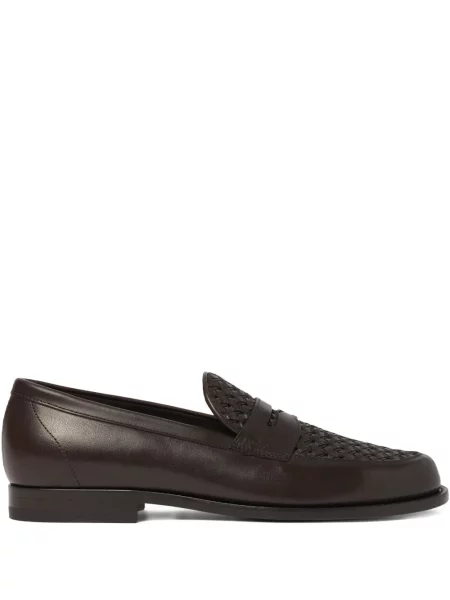 Pantofi loafer Scarosso din piele maro