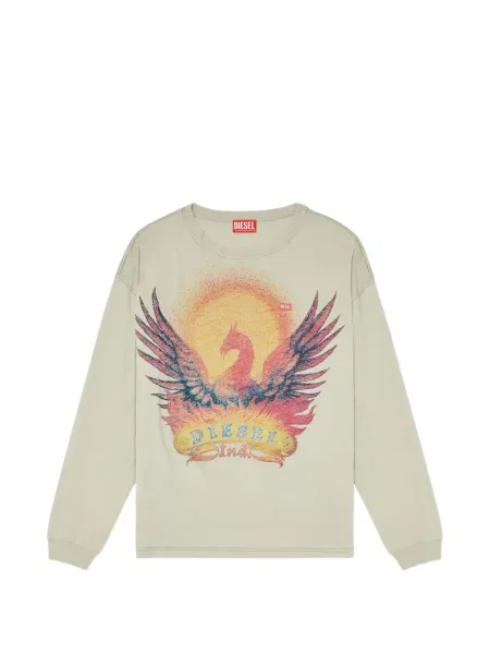 Lung tricou Diesel cu imagine