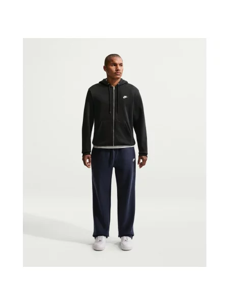 Bluza z kapturem Nike Club Fleece Full Zip S czarny