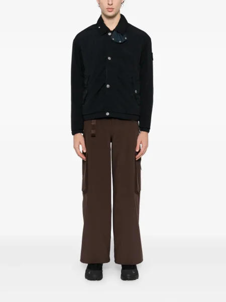 Geacă Stone Island cu strasuri albastru
