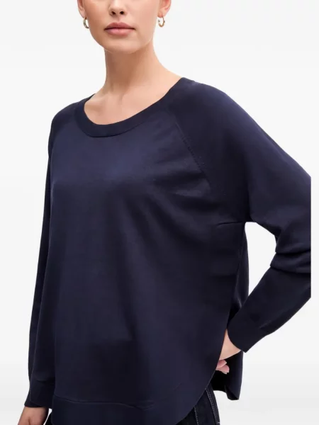 Lung pulover Benetton albastru