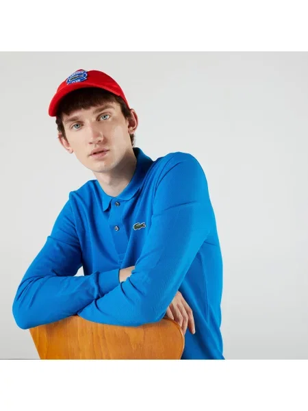 Lacoste поло чоловіче блакитне