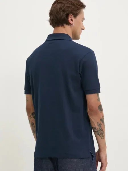 Поло Guess Jeans однотонне синій