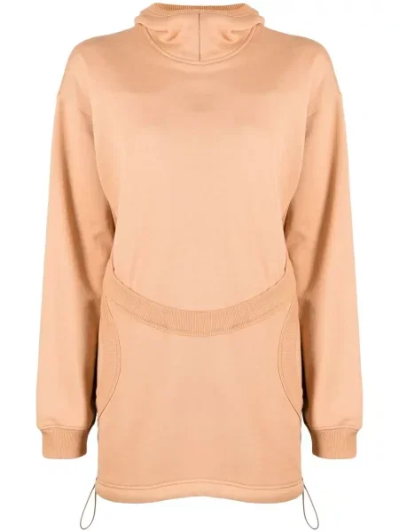 Bluza z kapturem Dion Lee brązowa