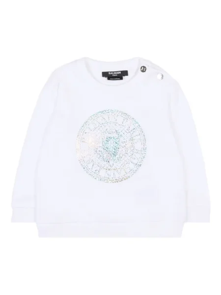 Bluza dziecięca Balmain biała