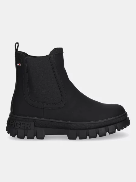 Škornji Tommy Hilfiger črna