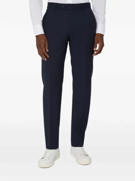 Vlněné kalhoty Boggi Milano modré