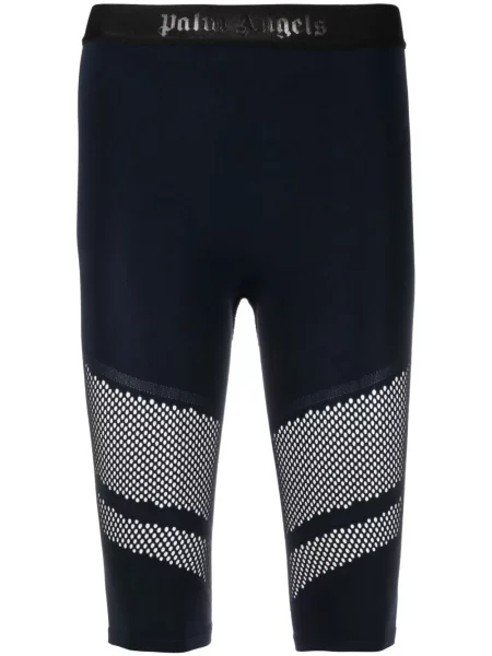 Pantaloni scurți Palm Angels plasă albastru