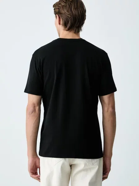Armani Exchange Póló | Extra slim fit fekete