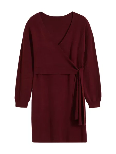 Bonprix Rochie tricotat carmin roșu