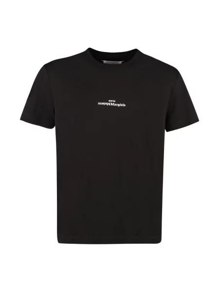 Koszulka Maison Margiela z logo czarna