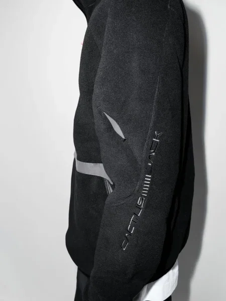 Hanorac din fleece Nike din fleece gri