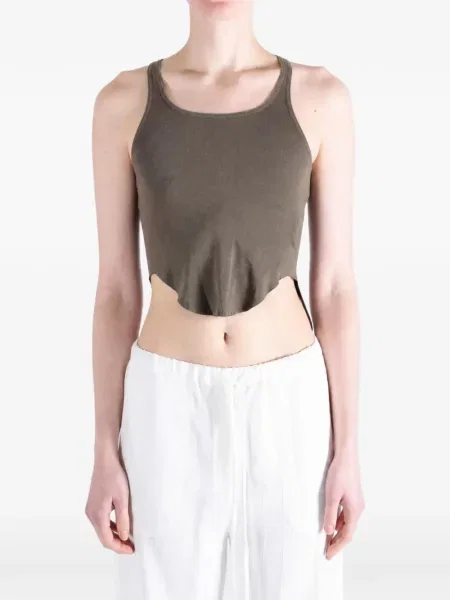 Top Rick Owens Drkshdw asimetric verde