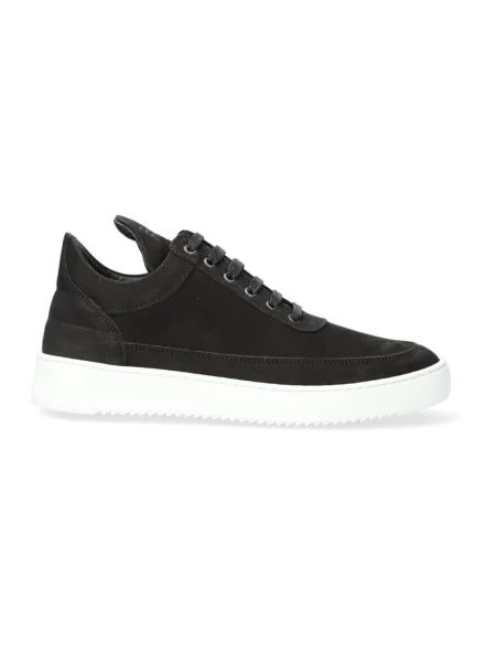 Filling Pieces sneakersy zamszowe Low Top Ripple czarny