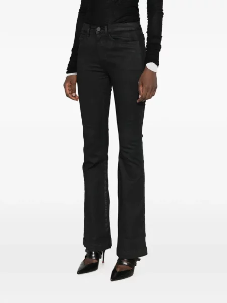 Pantaloni Thom Krom evazate negru