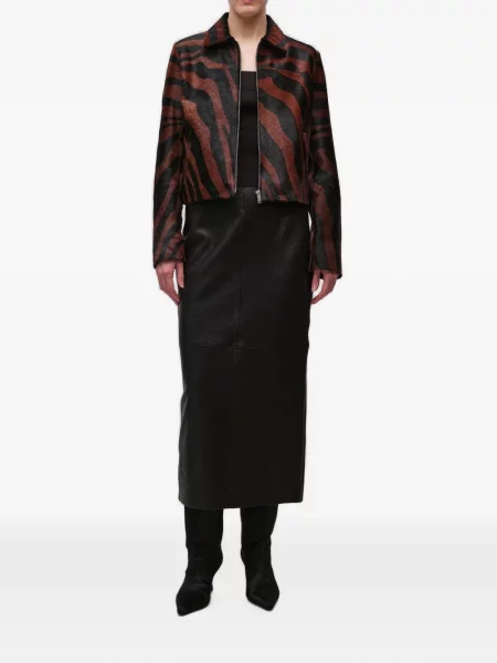 Geacă Simkhai cu imagine cu model zebră negru