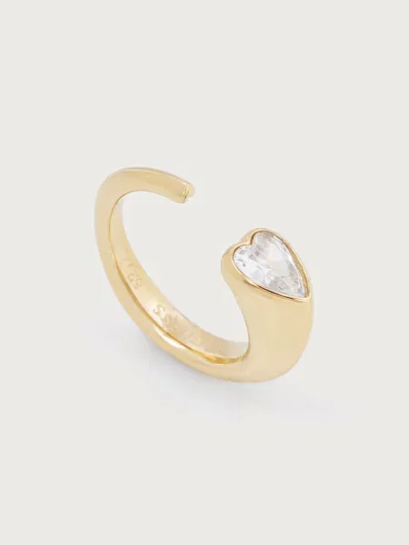 Guess inel pentru femei din oțel inoxidabil cu zirconiu cubic CRYSTAL LOVE
