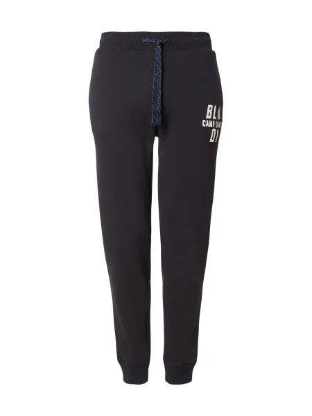CAMP DAVID Pantaloni bleumarin alb
