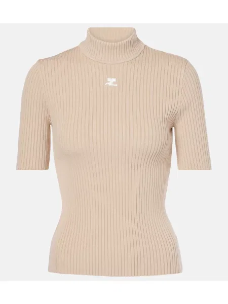 Pulover Courreges tricotate maro