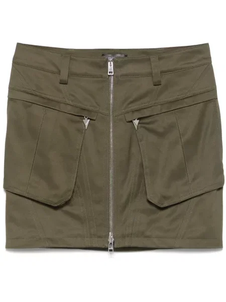 Fusta mini Mugler verde