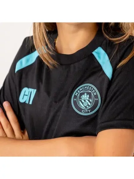Koszulka Wyjazdowa Manchester City dla Dzieci czarna