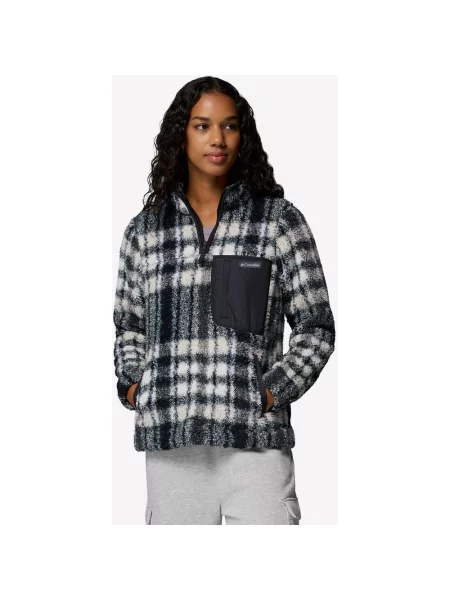 Polar Columbia West Bend Quarter Zip II czarny XS biały